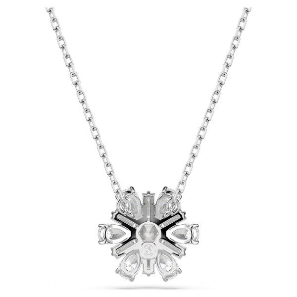 Swarovski Idyllia ezüst színű nyaklánc hópehely medállal 5691484