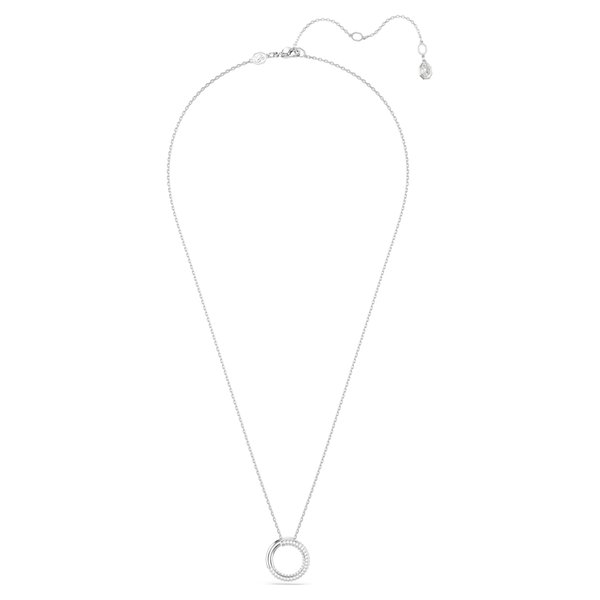 Swarovski Dextera ezüst színű nyaklánc kör medállal 5692737