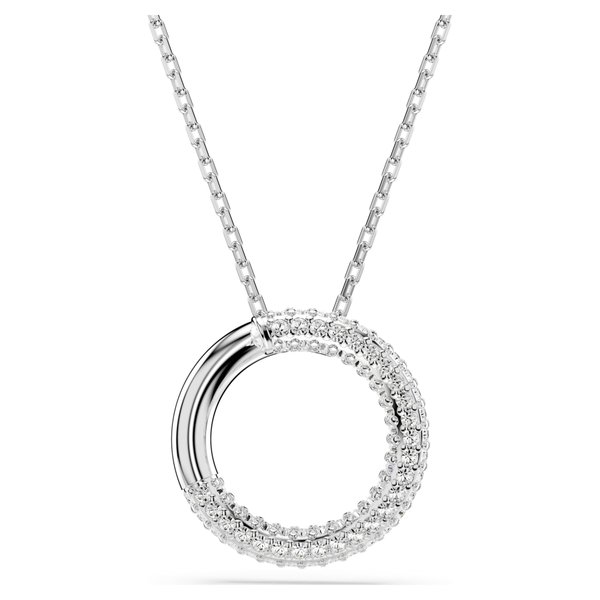 Swarovski Dextera ezüst színű nyaklánc kör medállal 5692737