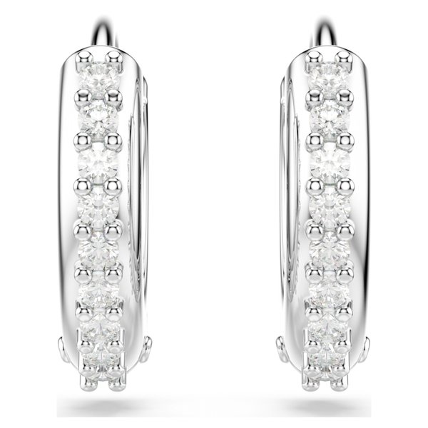 Swarovski Matrix ezüst színű karika fülbevaló 5690670