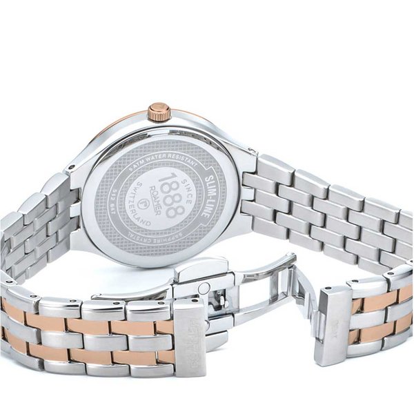 Roamer  Slim Line bicolor női karóra gyémántokkal 512847498920