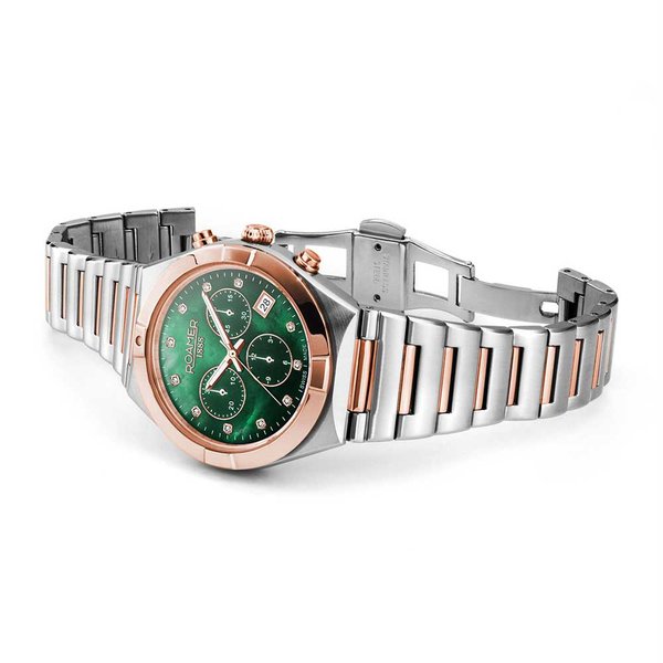 Roamer Eos ladies kronográf bicolor női óra 987837497020