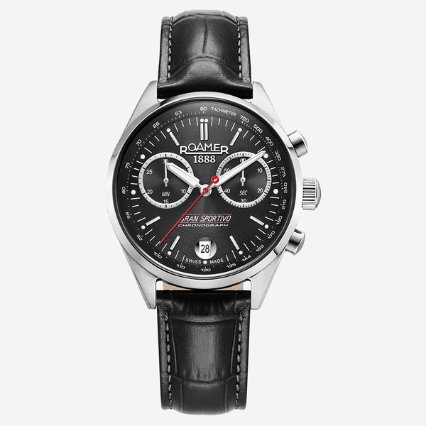 Roamer Gran Sportivo fekete számlapos férfi chronograph karóra 978818418520