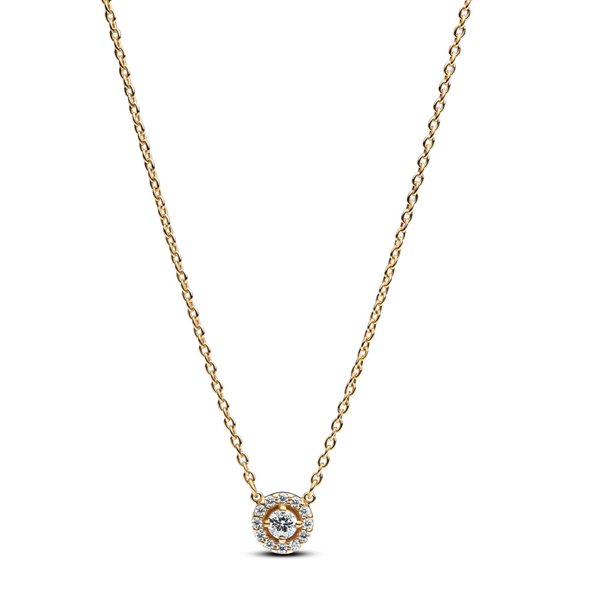 Pandora ékszer Kerek pávé köves shine nyaklánc 363548C01-45