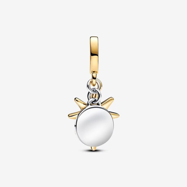 Pandora ékszer Kéttónusú északi csillag charm gyémánttal 763588C01