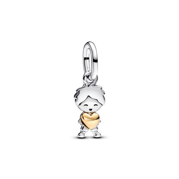 Pandora ékszer Boldog kisfiú függő ezüst charm 763602C00