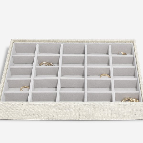 Stackers Lenvászon classic 25 fakkos ékszertálca 76383