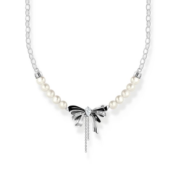 Thomas Sabo Kedves romantika gyöngyös ezüst nyaklánc KE2295-167-11-L45v