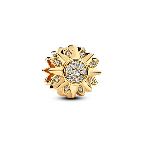 Pandora ékszer Nap aranyozott shine charm 762839C01