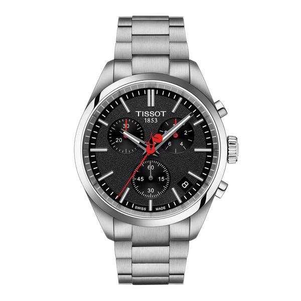 Tissot PR 100 'Vuelta' fekete chronograph férfi karóra  T1504171105101