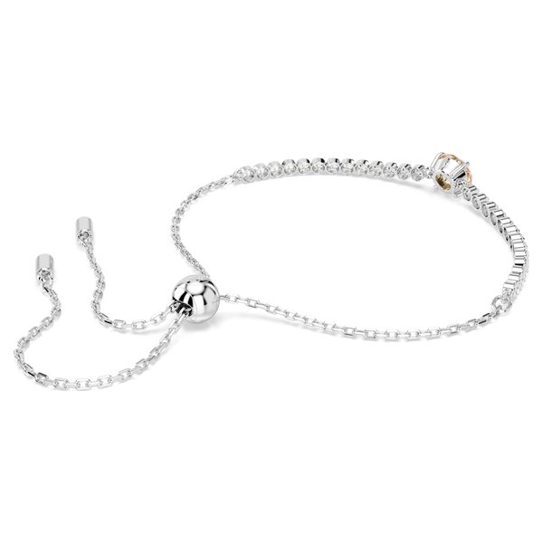 Swarovski Mátrix állítható karkötő áttetsző és sárga kristállyal 5690694