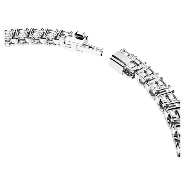 Swarovski Mátrix ezüst színű tenisz karkötő áttetsző kristályokkal 5648937