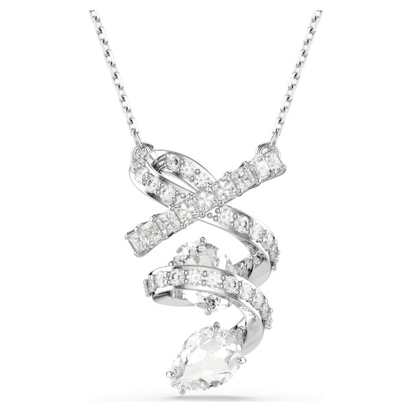 Swarovski Hyperbola ezüst színű nyaklánc áttetsző kristályokkal 5698547