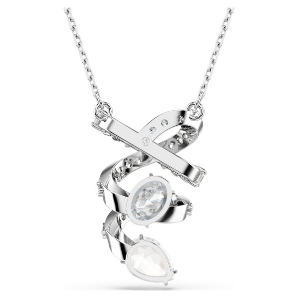Swarovski Hyperbola ezüst színű nyaklánc áttetsző kristályokkal 5698547