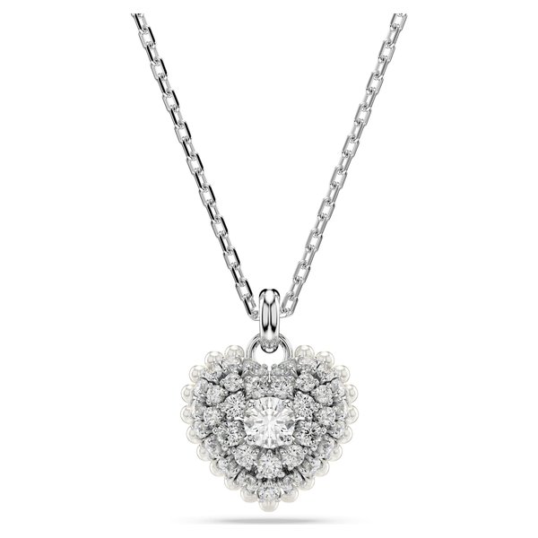 Swarovski Hyperbola ezüst színű nyaklánc szív medállal 5684386