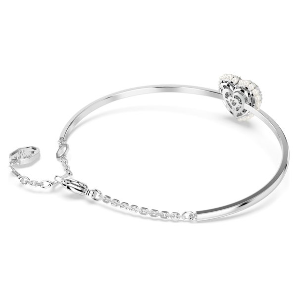 Swarovski Hyperbola ezüst színű karperec szív medállal 5684385