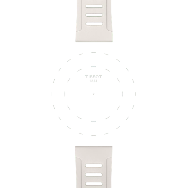 Tissot T-Touch fehér szilikon szíj T852049245