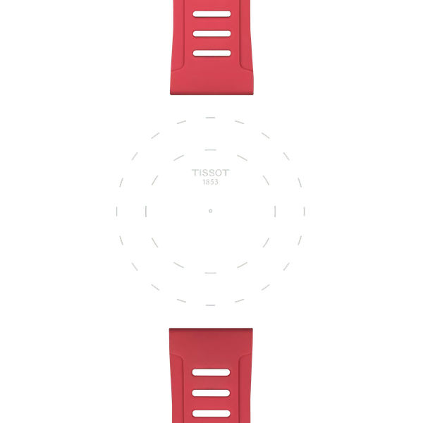 Tissot T-Touch piros szilikon szíj 