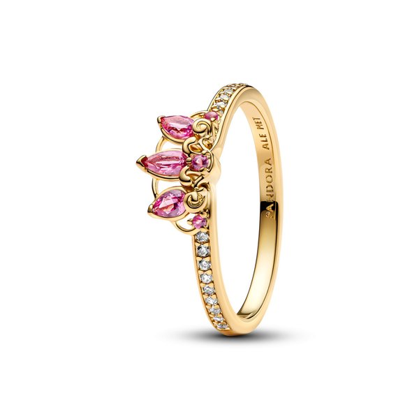 Pandora ékszer Disney Aranyhaj tiara shine gyűrűje 