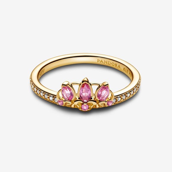 Pandora ékszer Disney Aranyhaj tiara shine gyűrűje 