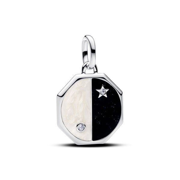 Pandora ékszer ME Yin és Yang függő ezüst charm 793688C01