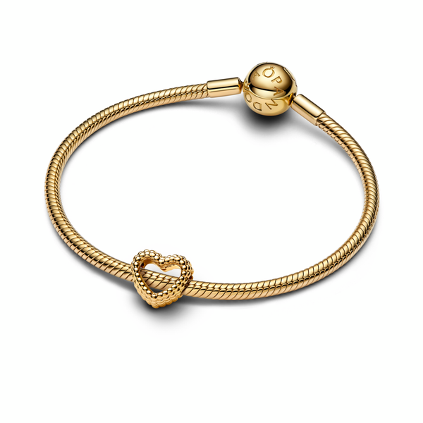 Pandora ékszer Gyöngyös szív shine charm 767516C00