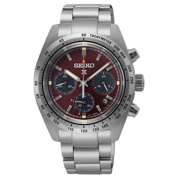 Seiko Prospex Speedtimer European Exclusive in Factory red solar férfi karóra SSC953P1