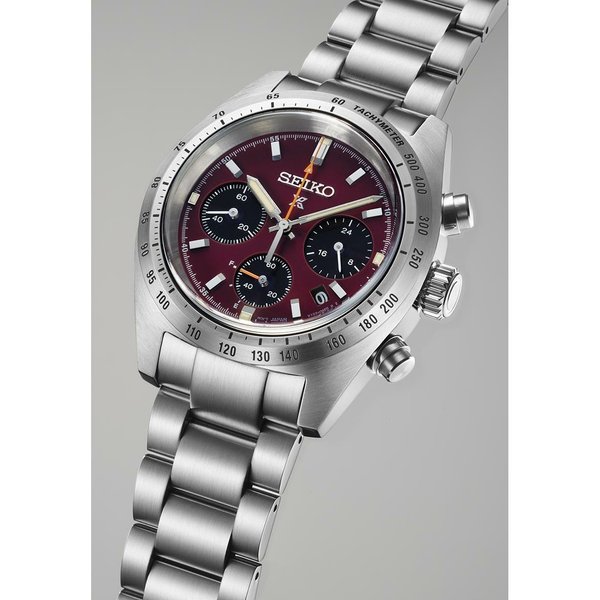 Seiko Prospex Speedtimer European Exclusive in Factory red solar férfi karóra SSC953P1