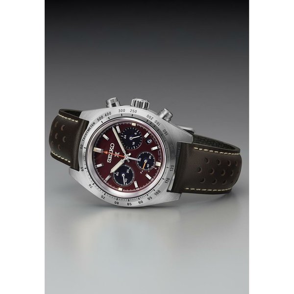 Seiko Prospex Speedtimer European Exclusive in Factory red solar férfi karóra SSC953P1