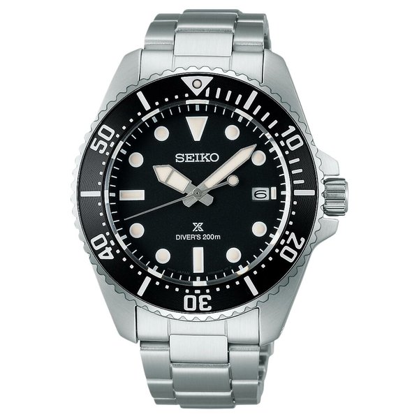 Seiko Prospex sea solar diver's solar fekete számlapos férfi karóra SNE597P1