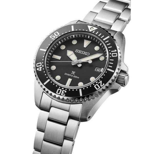 Seiko Prospex sea solar diver's solar fekete számlapos férfi karóra SNE597P1