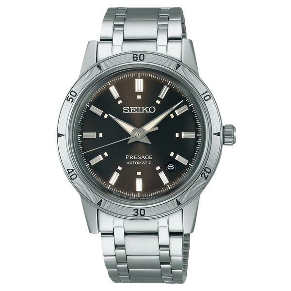 Seiko Presage style 60s elegant yet rugged in brown mechanikus automata férfi karóra SRPL09J1