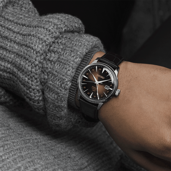 Seiko Presage cocktail rusty nail cocktail time gmt mechanikus automata férfi karóra SSK039J1 Seiko Presage cocktail rusty nail cocktail time gmt mechanikus automata férfi karóra SSK039J1