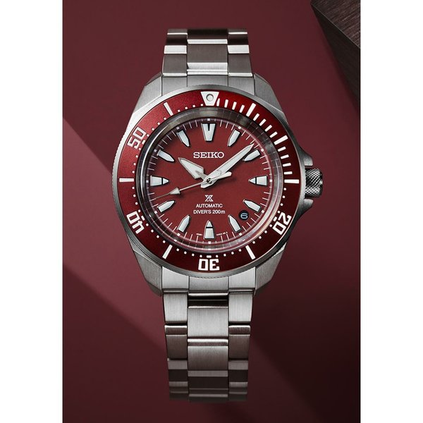 Seiko Prospex 4R Red Diver-s férfi karóra SRPL11K1