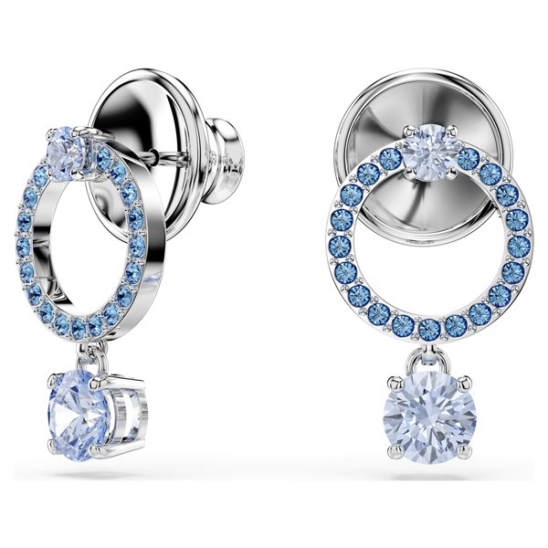 Swarovski Attract kör alakú fülbevaló kék kristályokkal 5723563