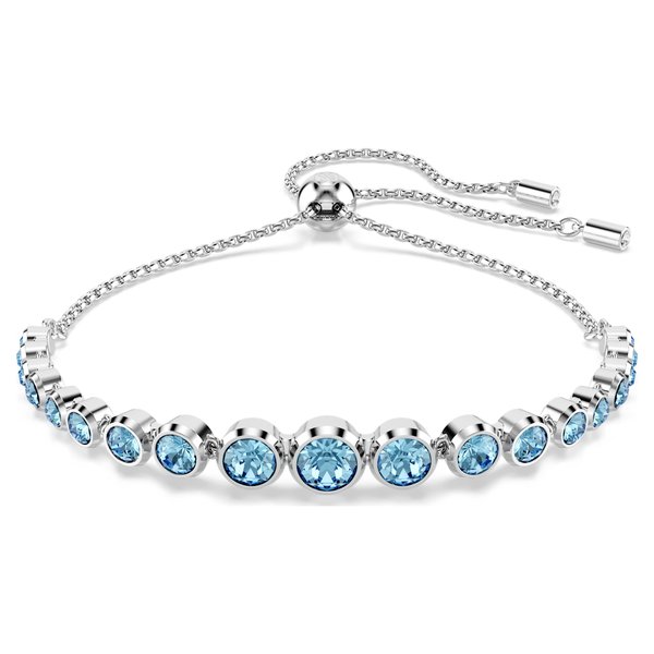 Swarovski Imber állítható karkötő kék kristályokkal 5719282