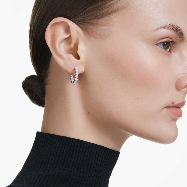 Swarovski Matrix karika fülbevaló kristályokkal és kristálygyöngyökkel 5709256