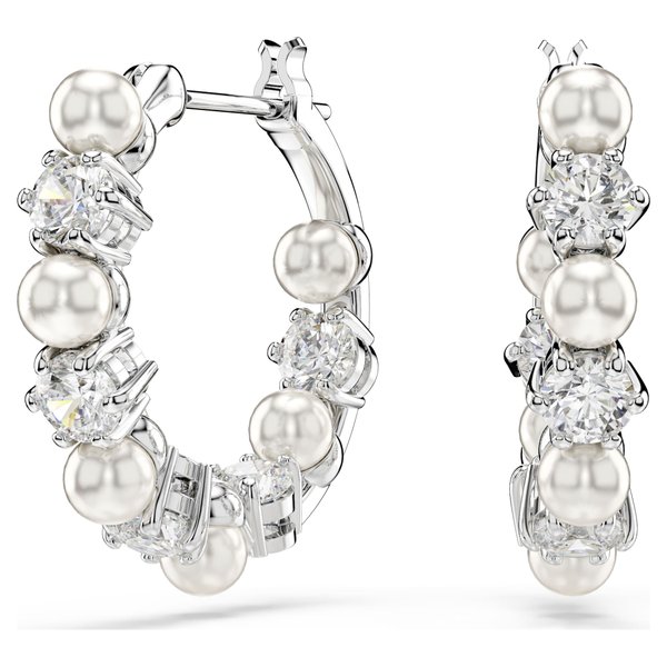Swarovski Matrix karika fülbevaló kristályokkal és kristálygyöngyökkel 5709256