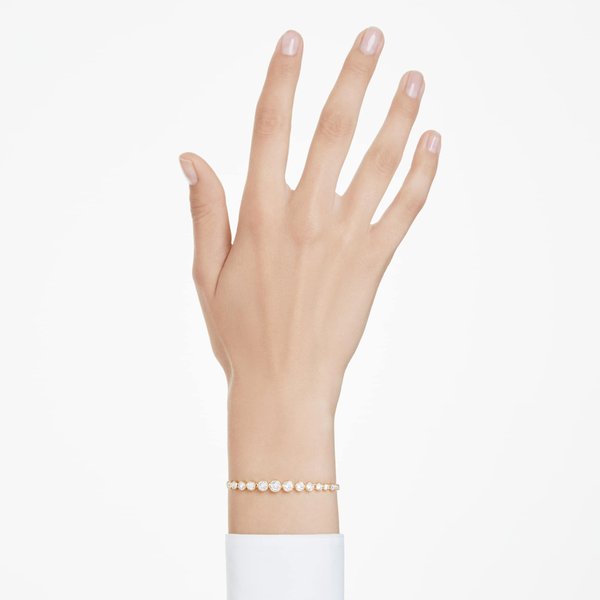 Swarovski  Imber arany színű állítható karkötő áttetsző kristályokkal 5705450