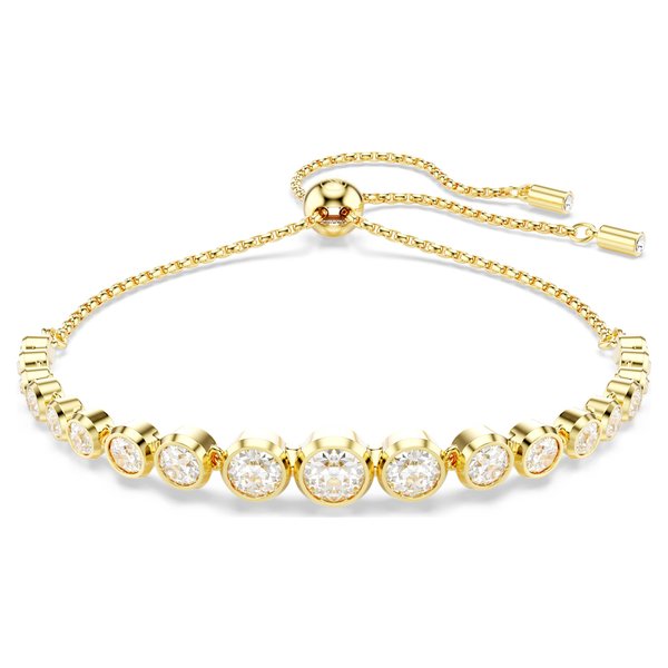 Swarovski  Imber arany színű állítható karkötő áttetsző kristályokkal 5705450