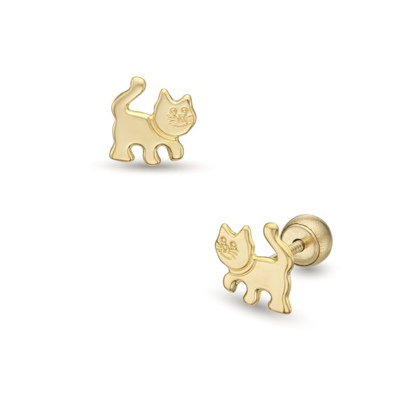 Lisa Cica arany gyerek fülbevaló JTAG-0339