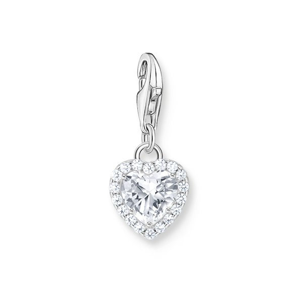 Thomas Sabo Szív ezüst charm áttetsző cirkóniával 2202-051-14
