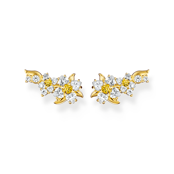 Thomas Sabo Kedves százszorszépek aranyozott ezüst fülbevaló H2324-414-4