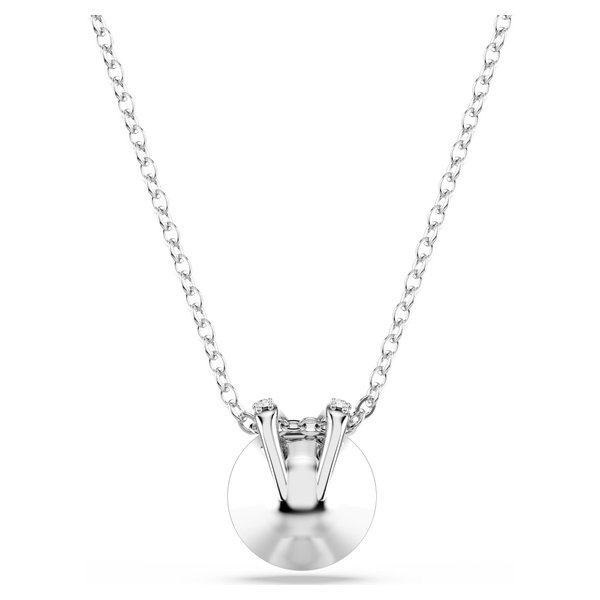Swarovski Bella V ezüst színű nyaklánc rózsaszín cirkóniával 5724289