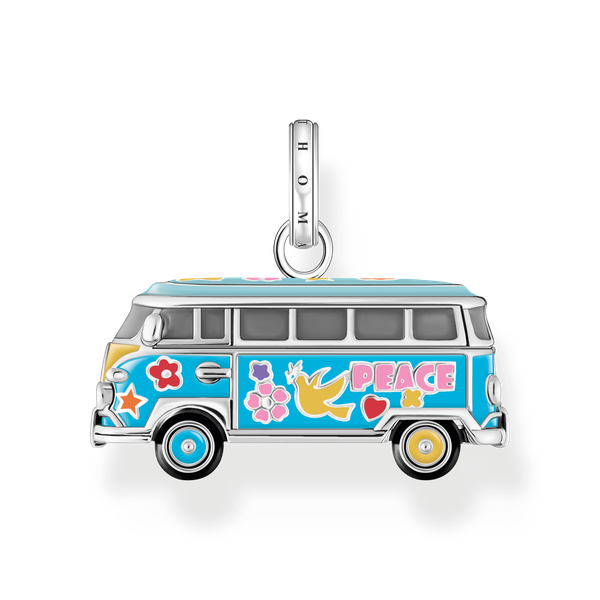 Thomas Sabo Volkswagen hippi busz ezüst medál PE979-664-7