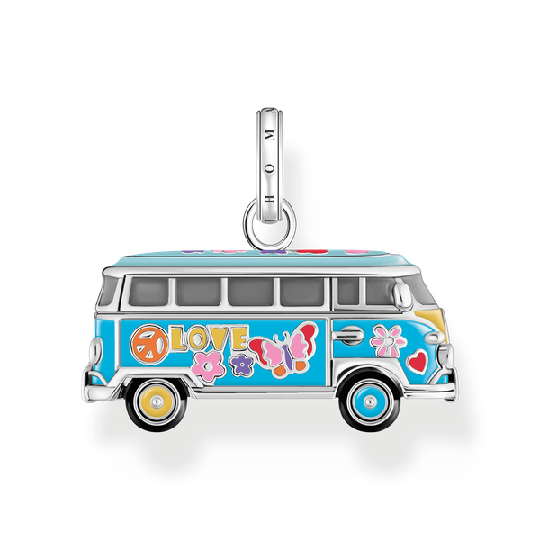 Thomas Sabo Volkswagen hippi busz ezüst medál PE979-664-7