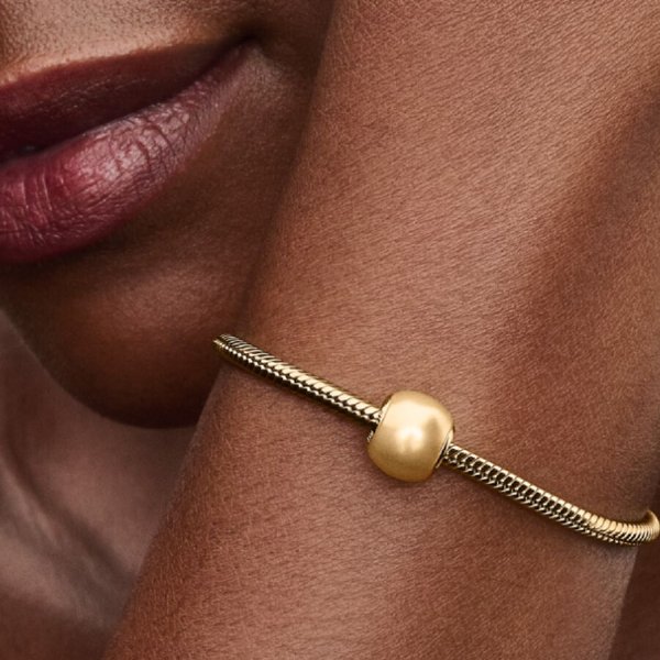 Pandora ékszer Arany gömb shine charm 763781C01