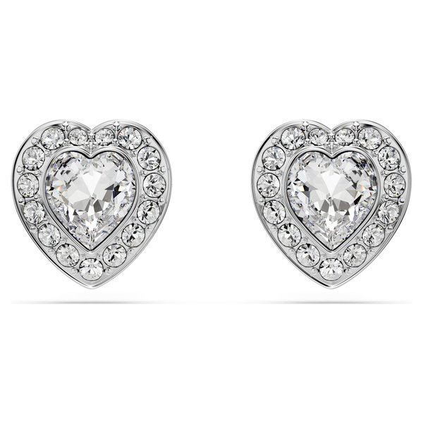 Swarovski Ariana Grande ezüst színű szives fülbevaló 5720859