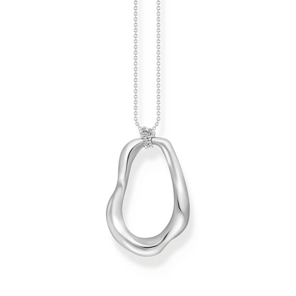 Thomas Sabo Ezüst nyaklánc aszimmetrikus medállal KE2319-001-39-L70