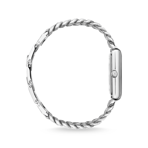 Thomas Sabo Ezüst színű téglalap alakú női óra WA0428-201-201-22